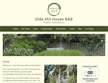 Tablet Screenshot of oldemillhouse.co.nz