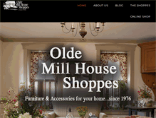 Tablet Screenshot of oldemillhouse.com